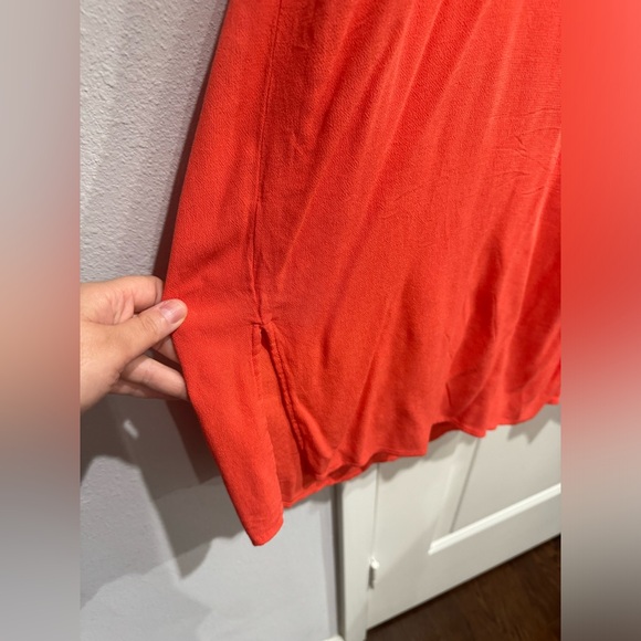 H&M Loose fitting bright coral dress Size 16 - Picture 5 of 6